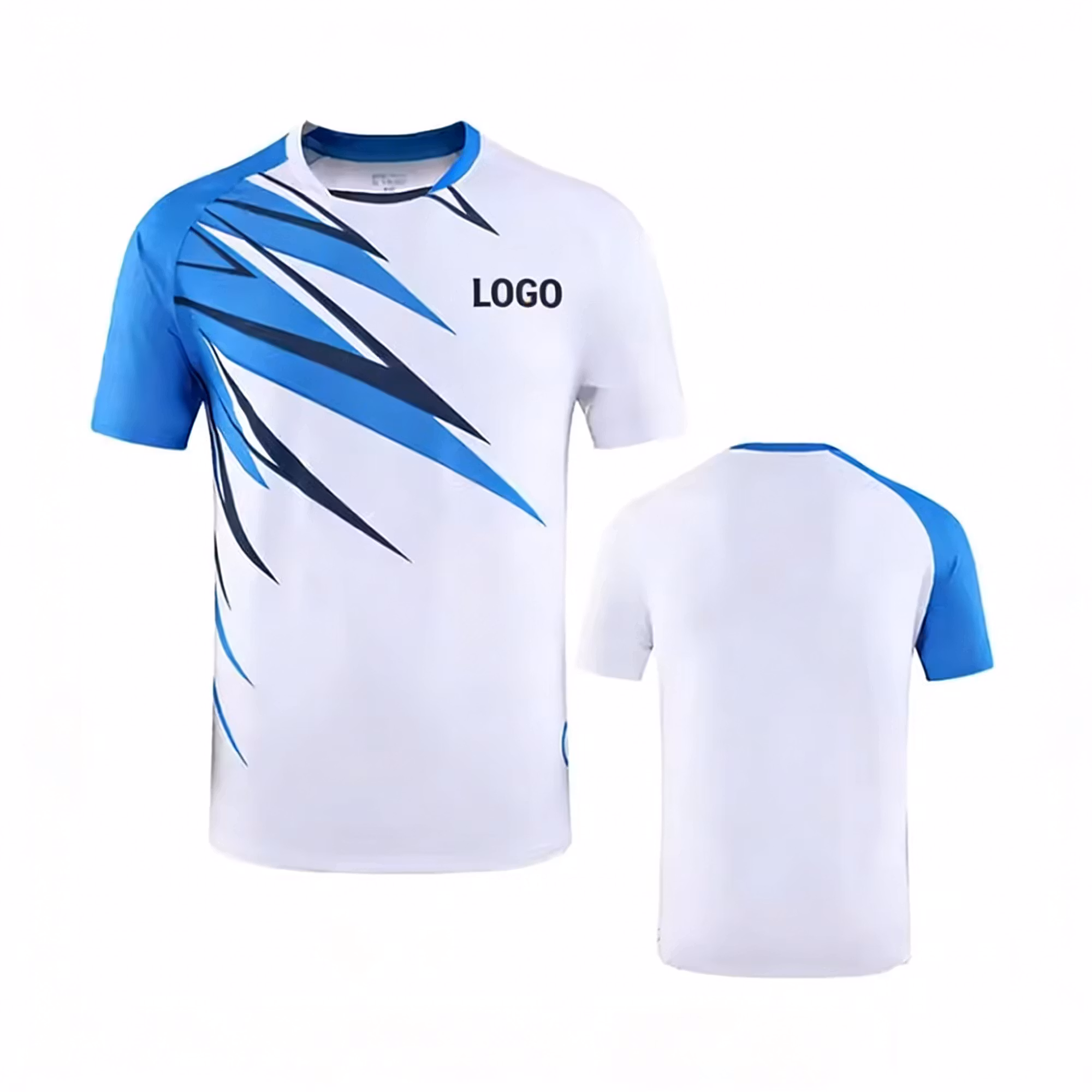 Custom Logo Front Quick Dry 100% Polyester Men's Women's Sports Shorts Table Badminton OEM Team Uniform