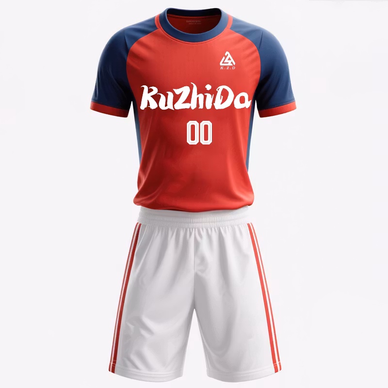 Factory Wholesale  Customized Soccer Uniform Set Latest Design Sublimated Football Jersey for Club Soccer Team Quick Dry